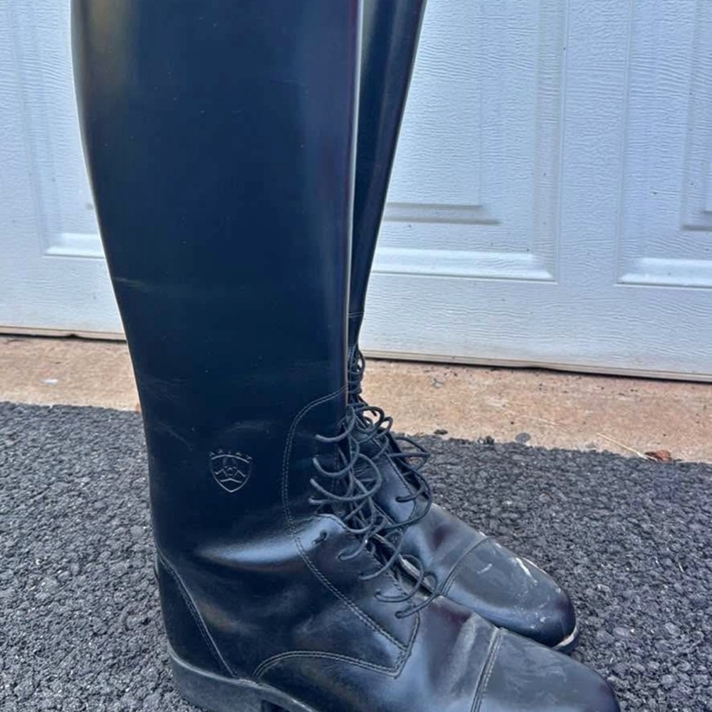 Ariat Women's Black Tall Riding Boots- Leather